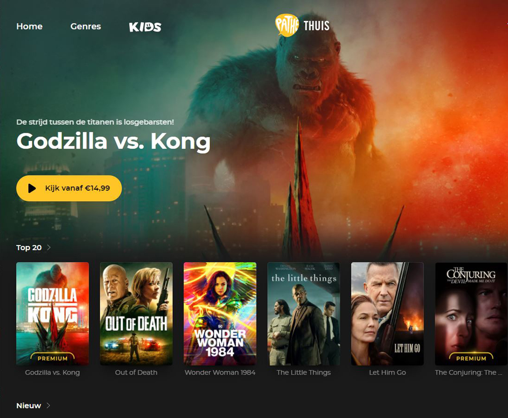 Pathé Thuis Top 3