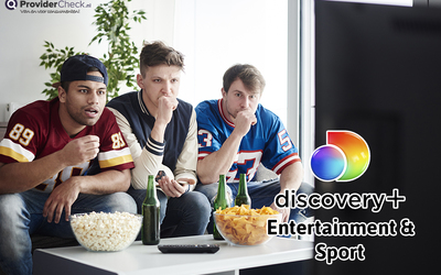 Discovery+ heeft nu het Entertainment & Sport abonnement!