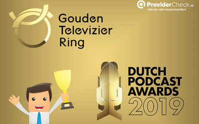 Genomineerde Televizier Ring & Dutch Podcast Awards!