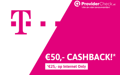 €50,- cashback op T-Mobile!
