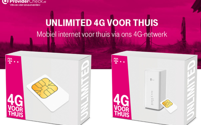 Onbeperkt 4G voor thuis