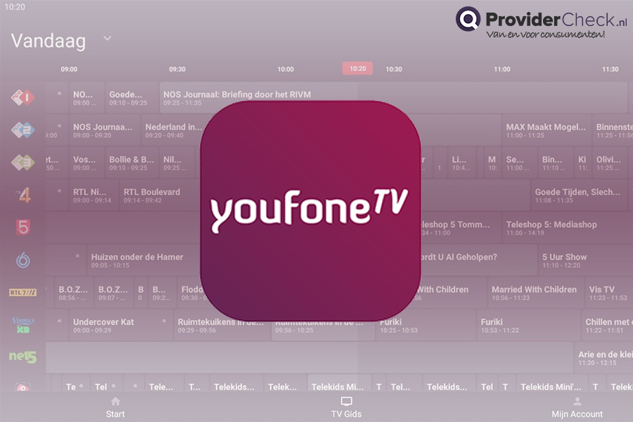 Wat is de Youfone TV app?