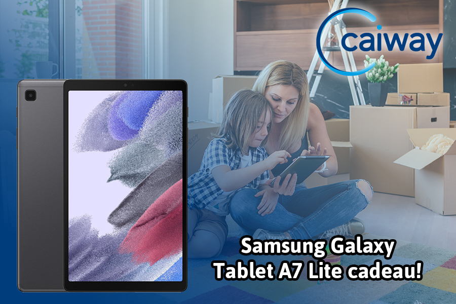 Stap over naar Caiway en ontvang een tablet!