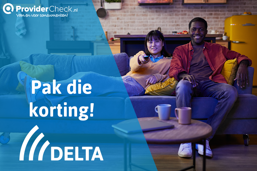 Profiteer van korting met internet (&tv) bij DELTA!