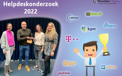 Helpdeskonderzoek 2022; Welke provider krijg je het snelst te pakken?