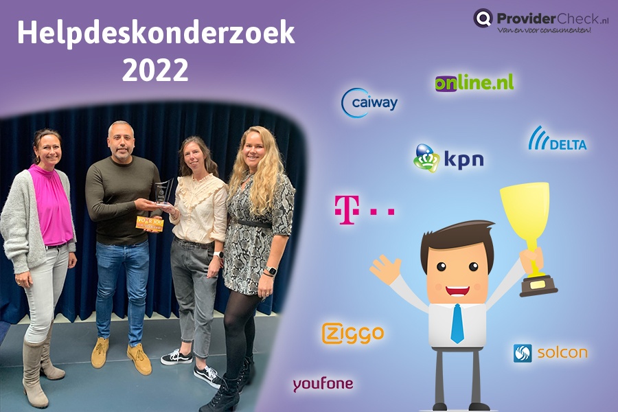 Helpdeskonderzoek 2022; Welke provider krijg je het snelst te pakken?