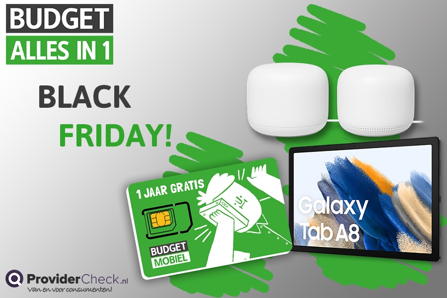 Black Friday bij Budget Alles-in-1!