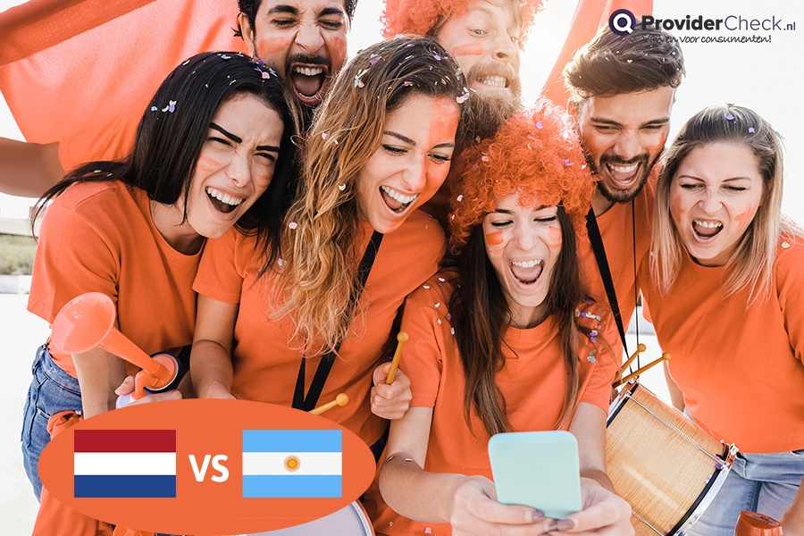 WK Nederland tegen Argentinië