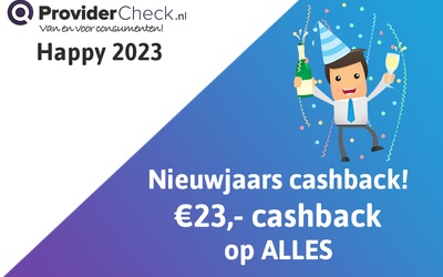 ProviderCheck Nieuwjaars cashback!
