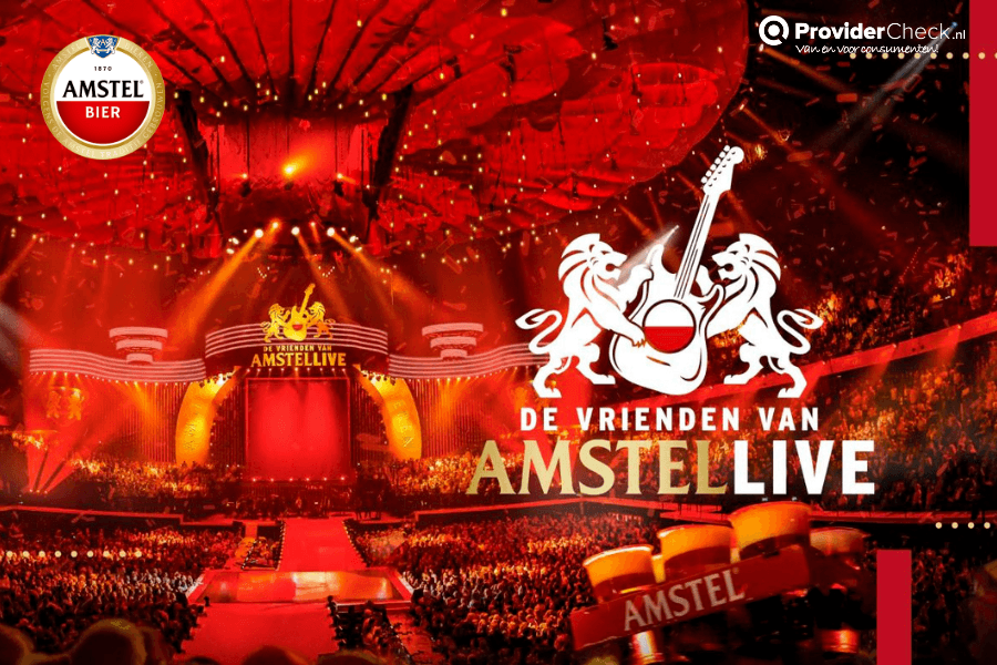 Waar kijk ik live de Vrienden van Amstel LIVE?