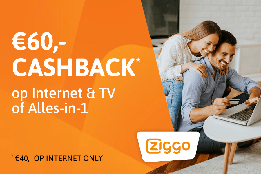 Ziggo Sprinters en cashback!