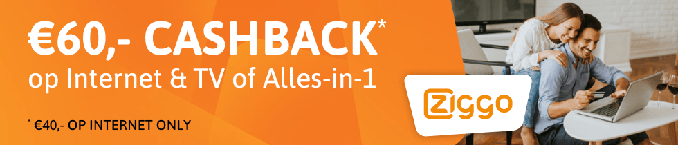 Ziggo cashback actie - mei 2025