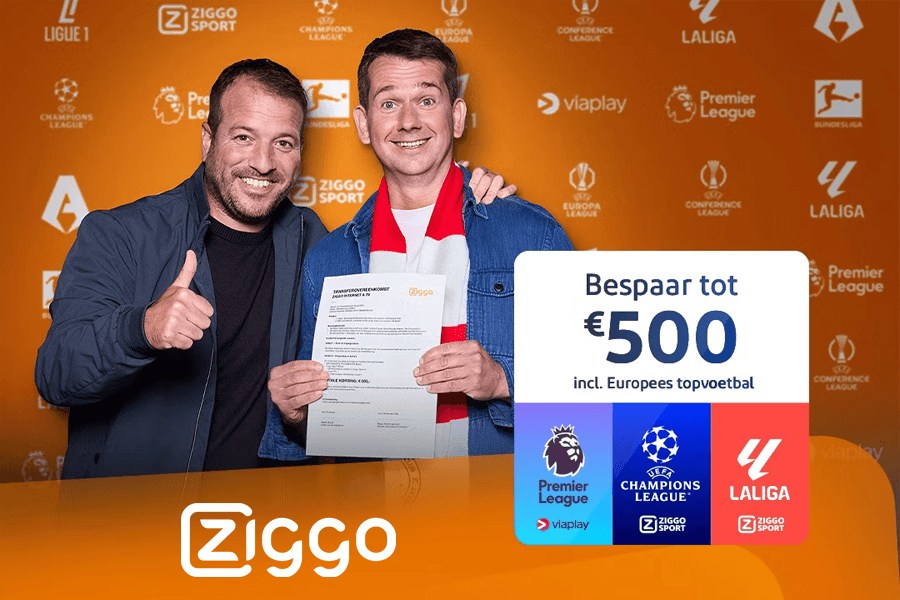 Ziggo deal bespaar tot 500 euro