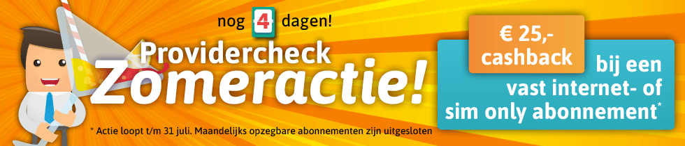 Zomeractie juli 2025 - nog 4 dagen