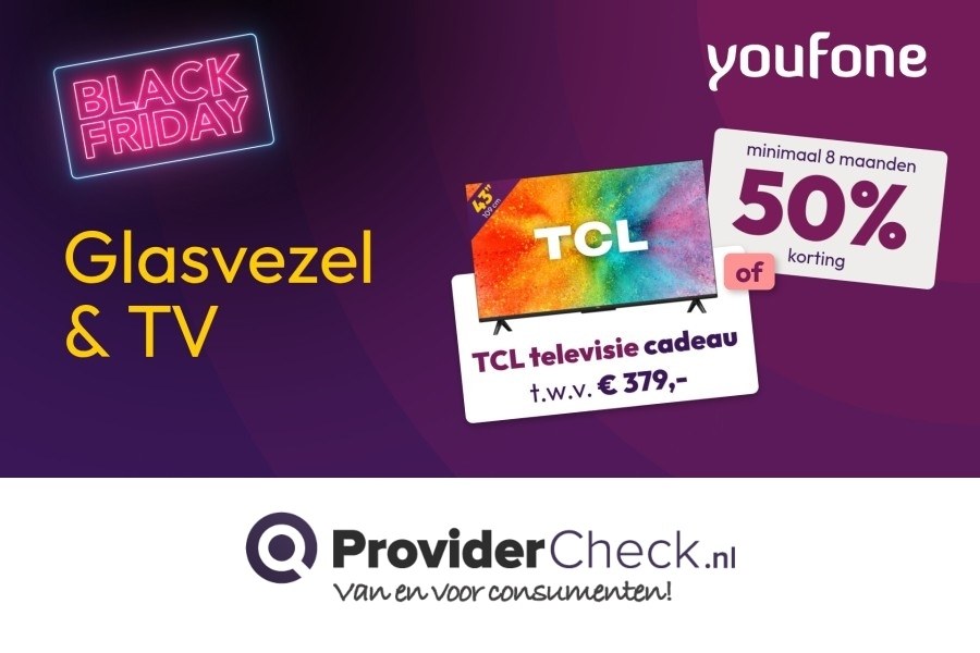 Youfone Black Friday deal: krijg een smart tv cadeau