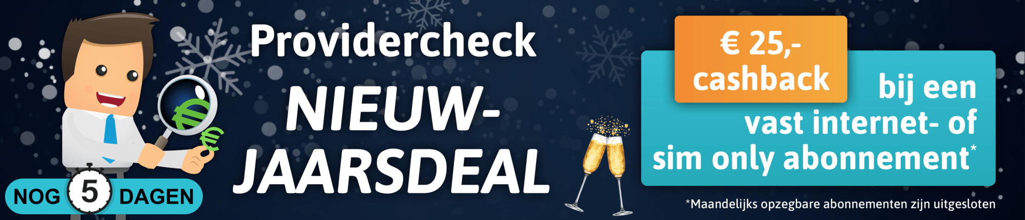 Nieuwjaarsdeal - nog 5 dagen