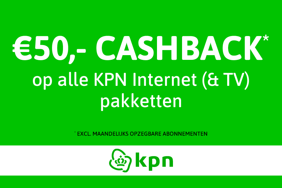 KPN WK-pakker: Philips tv cadeau + €50 cashback