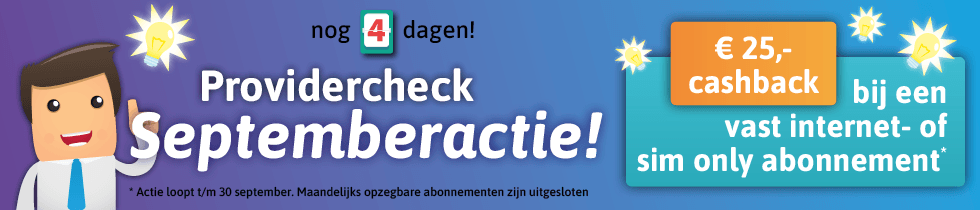 Oktober cashback - nog 4 dagen