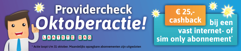 Oktober cashback - laatste dag